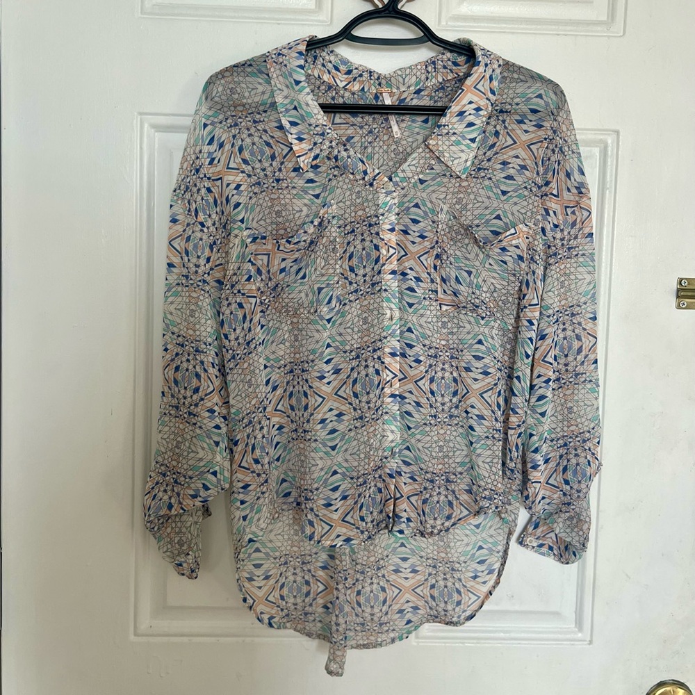 Free People | Patterned Sheer Women's Top